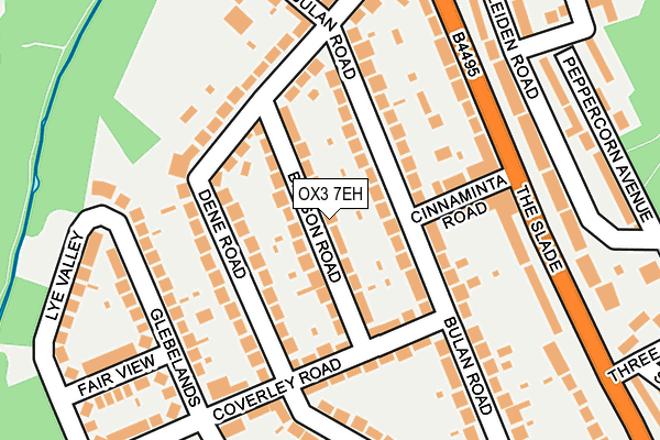 OX3 7EH map - OS OpenMap – Local (Ordnance Survey)