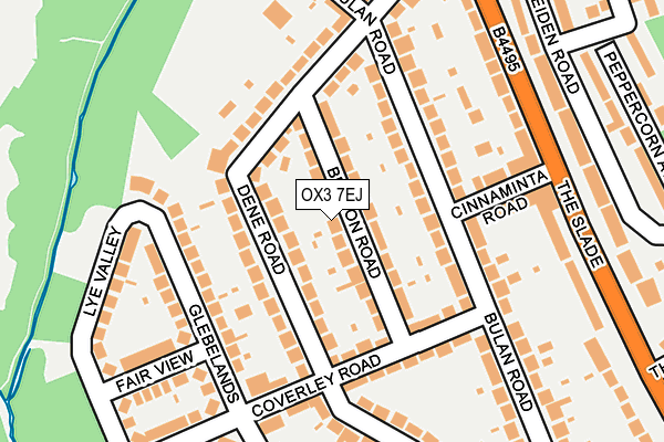 OX3 7EJ map - OS OpenMap – Local (Ordnance Survey)