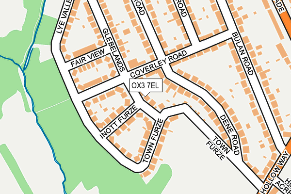 OX3 7EL map - OS OpenMap – Local (Ordnance Survey)