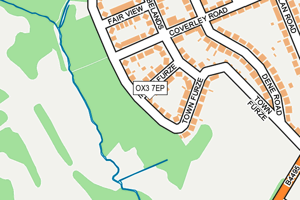 OX3 7EP map - OS OpenMap – Local (Ordnance Survey)