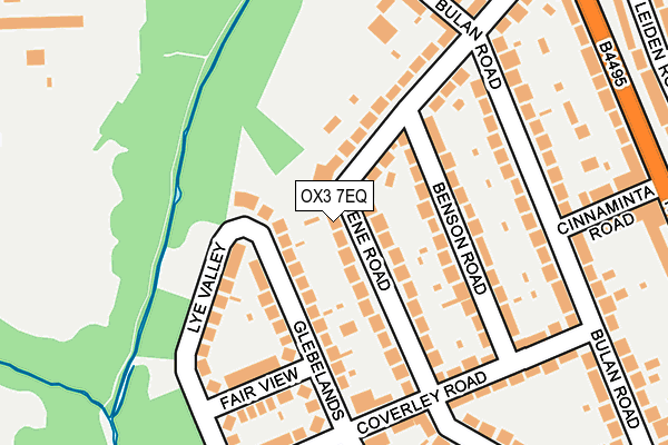 OX3 7EQ map - OS OpenMap – Local (Ordnance Survey)