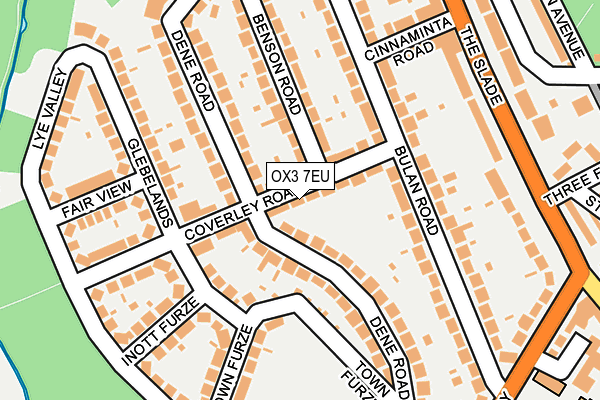 OX3 7EU map - OS OpenMap – Local (Ordnance Survey)