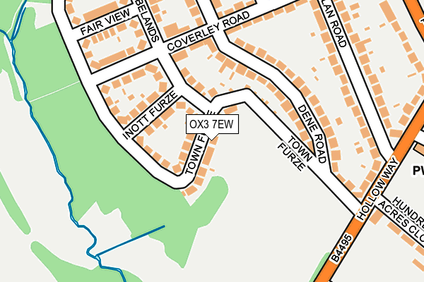 OX3 7EW map - OS OpenMap – Local (Ordnance Survey)