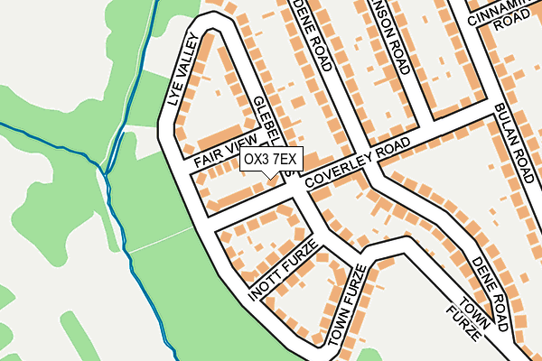 OX3 7EX map - OS OpenMap – Local (Ordnance Survey)