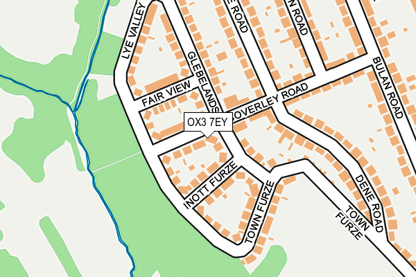 OX3 7EY map - OS OpenMap – Local (Ordnance Survey)