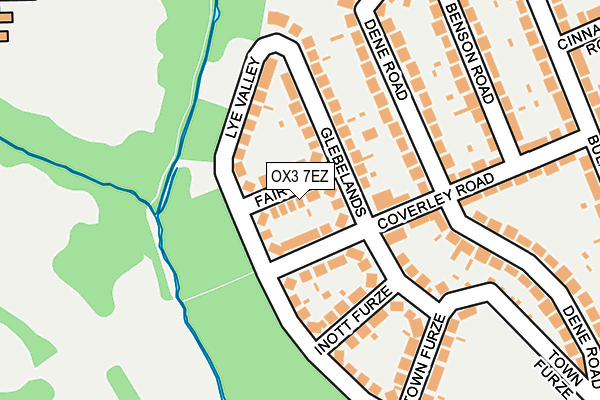 OX3 7EZ map - OS OpenMap – Local (Ordnance Survey)