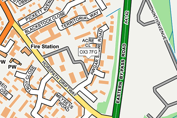 OX3 7FG map - OS OpenMap – Local (Ordnance Survey)