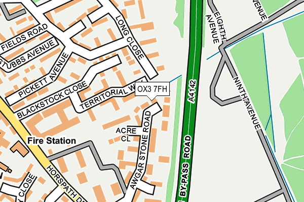 OX3 7FH map - OS OpenMap – Local (Ordnance Survey)