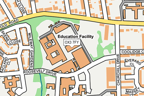 OX3 7FY map - OS OpenMap – Local (Ordnance Survey)