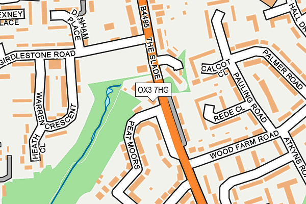 OX3 7HG map - OS OpenMap – Local (Ordnance Survey)