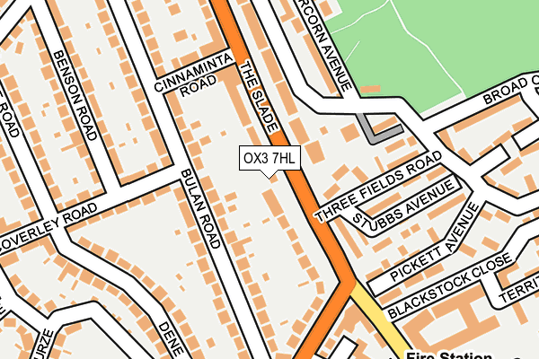 OX3 7HL map - OS OpenMap – Local (Ordnance Survey)