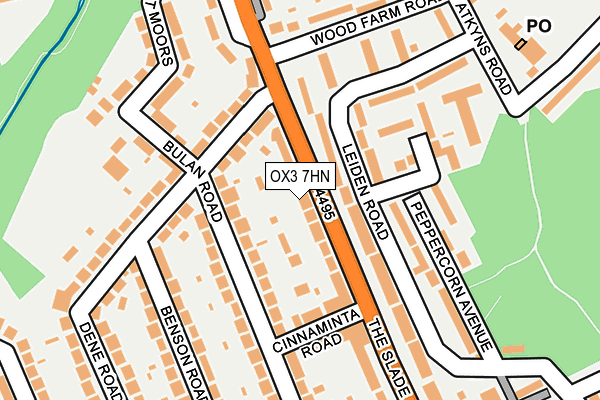 OX3 7HN map - OS OpenMap – Local (Ordnance Survey)