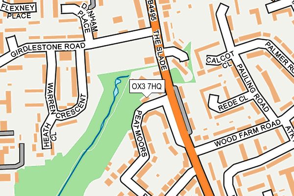 OX3 7HQ map - OS OpenMap – Local (Ordnance Survey)