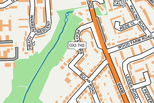 OX3 7HS map - OS OpenMap – Local (Ordnance Survey)