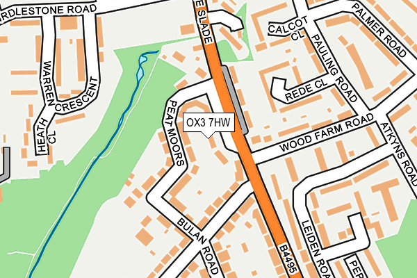 OX3 7HW map - OS OpenMap – Local (Ordnance Survey)