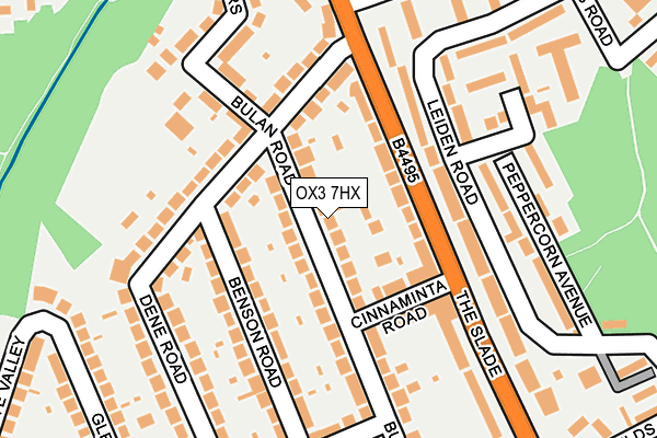 OX3 7HX map - OS OpenMap – Local (Ordnance Survey)