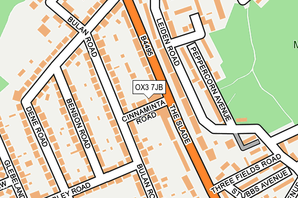 OX3 7JB map - OS OpenMap – Local (Ordnance Survey)