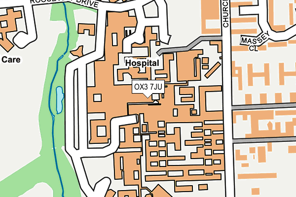 OX3 7JU map - OS OpenMap – Local (Ordnance Survey)