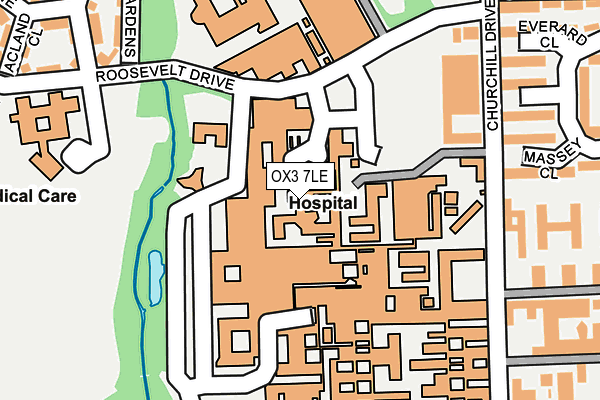 OX3 7LE map - OS OpenMap – Local (Ordnance Survey)