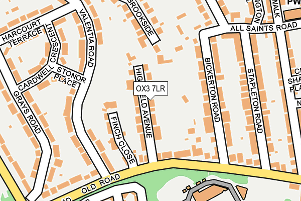 OX3 7LR map - OS OpenMap – Local (Ordnance Survey)