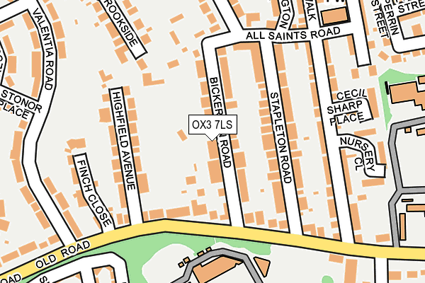 OX3 7LS map - OS OpenMap – Local (Ordnance Survey)