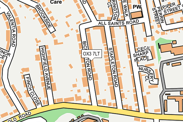 OX3 7LT map - OS OpenMap – Local (Ordnance Survey)