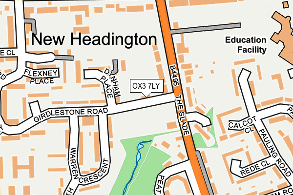 OX3 7LY map - OS OpenMap – Local (Ordnance Survey)