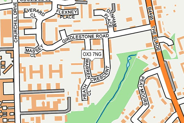 OX3 7NG map - OS OpenMap – Local (Ordnance Survey)