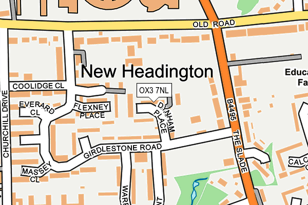 OX3 7NL map - OS OpenMap – Local (Ordnance Survey)