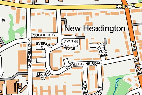 OX3 7NN map - OS OpenMap – Local (Ordnance Survey)