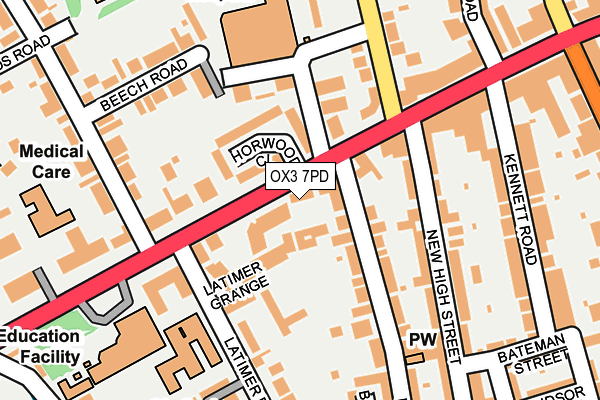 OX3 7PD map - OS OpenMap – Local (Ordnance Survey)