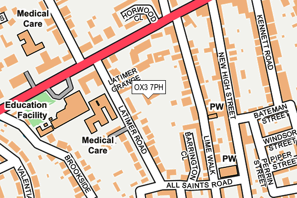 OX3 7PH map - OS OpenMap – Local (Ordnance Survey)