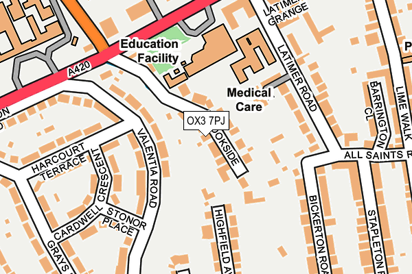 OX3 7PJ map - OS OpenMap – Local (Ordnance Survey)