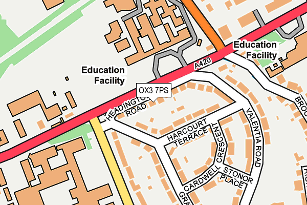 OX3 7PS map - OS OpenMap – Local (Ordnance Survey)