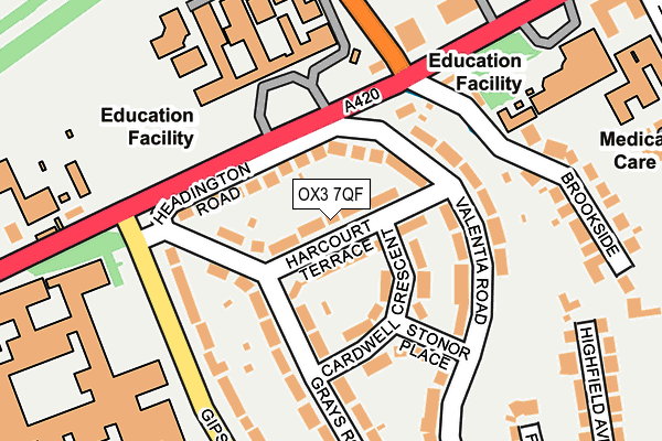 Map of FRONTLINE MAINTENANCE LTD at local scale