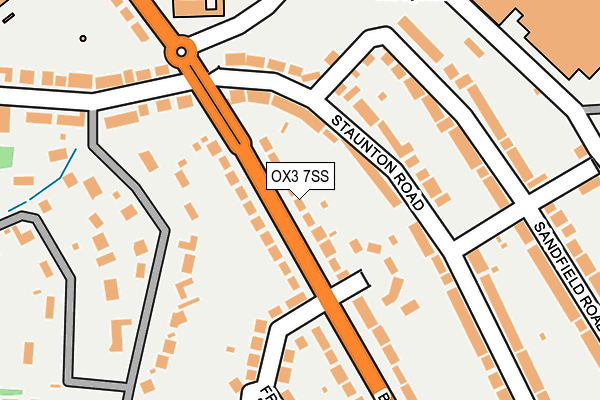 OX3 7SS map - OS OpenMap – Local (Ordnance Survey)