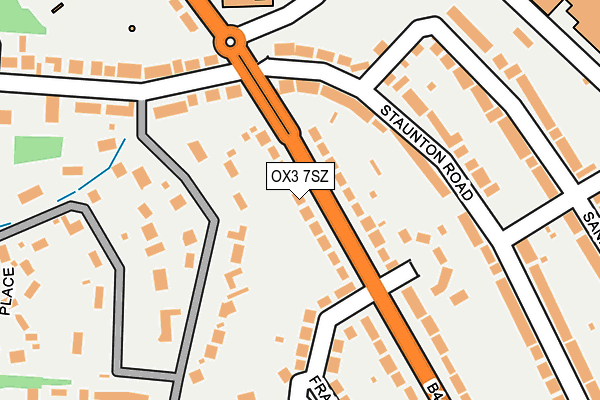 OX3 7SZ map - OS OpenMap – Local (Ordnance Survey)