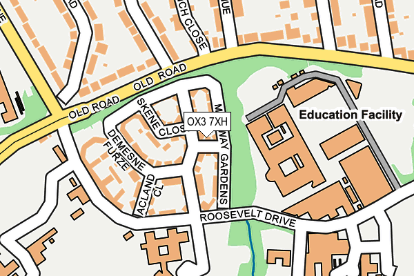 OX3 7XH map - OS OpenMap – Local (Ordnance Survey)