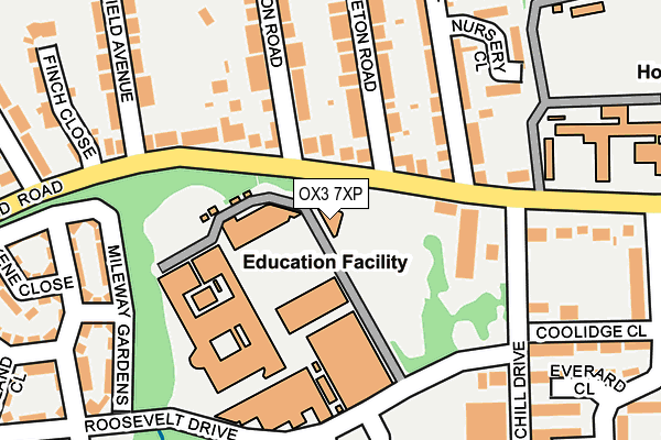 OX3 7XP map - OS OpenMap – Local (Ordnance Survey)