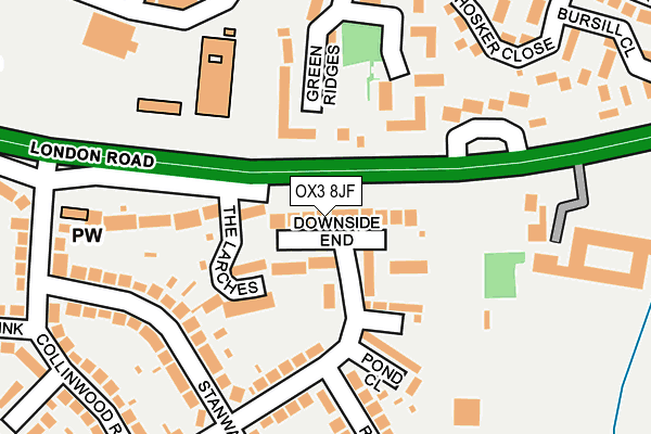 OX3 8JF map - OS OpenMap – Local (Ordnance Survey)