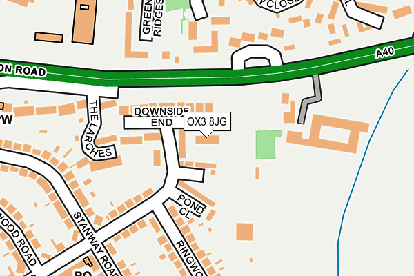 OX3 8JG map - OS OpenMap – Local (Ordnance Survey)