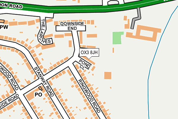 OX3 8JH map - OS OpenMap – Local (Ordnance Survey)