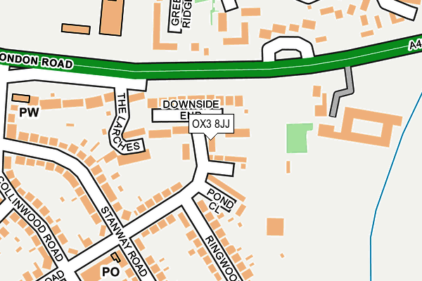 OX3 8JJ map - OS OpenMap – Local (Ordnance Survey)