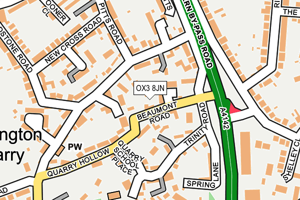 OX3 8JN map - OS OpenMap – Local (Ordnance Survey)