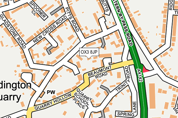 OX3 8JP map - OS OpenMap – Local (Ordnance Survey)