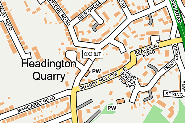 OX3 8JT map - OS OpenMap – Local (Ordnance Survey)