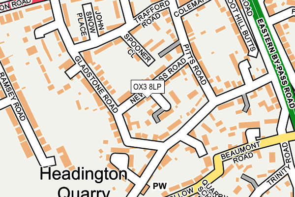 OX3 8LP map - OS OpenMap – Local (Ordnance Survey)