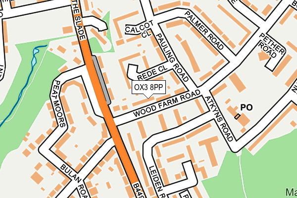 OX3 8PP map - OS OpenMap – Local (Ordnance Survey)