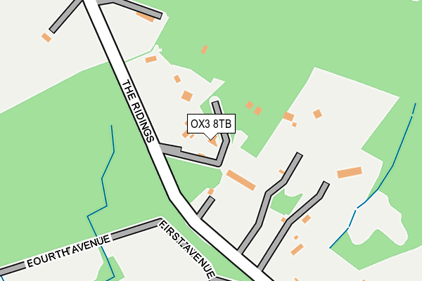 OX3 8TB map - OS OpenMap – Local (Ordnance Survey)