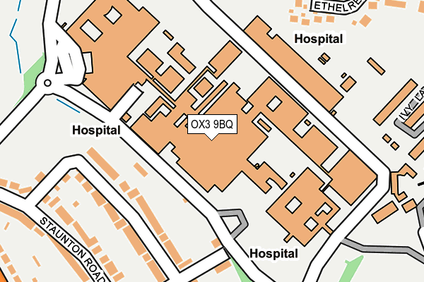 OX3 9BQ map - OS OpenMap – Local (Ordnance Survey)